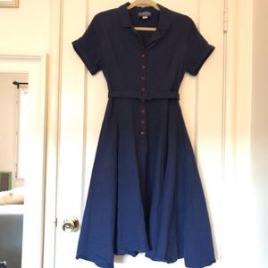 Collectif Vintage Inspired Shirt Dress